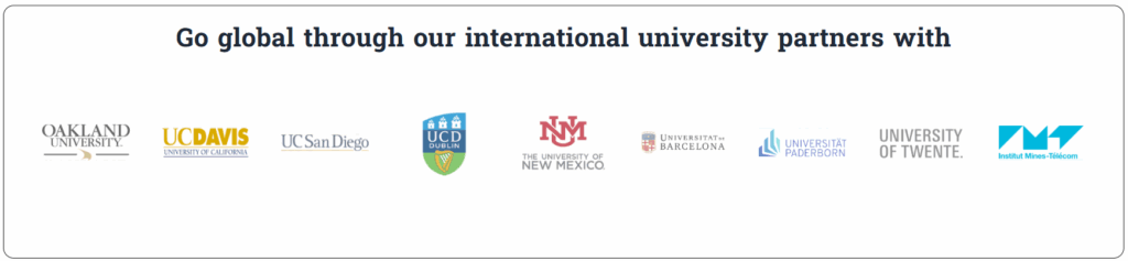 Amrita Online International Partner Universities