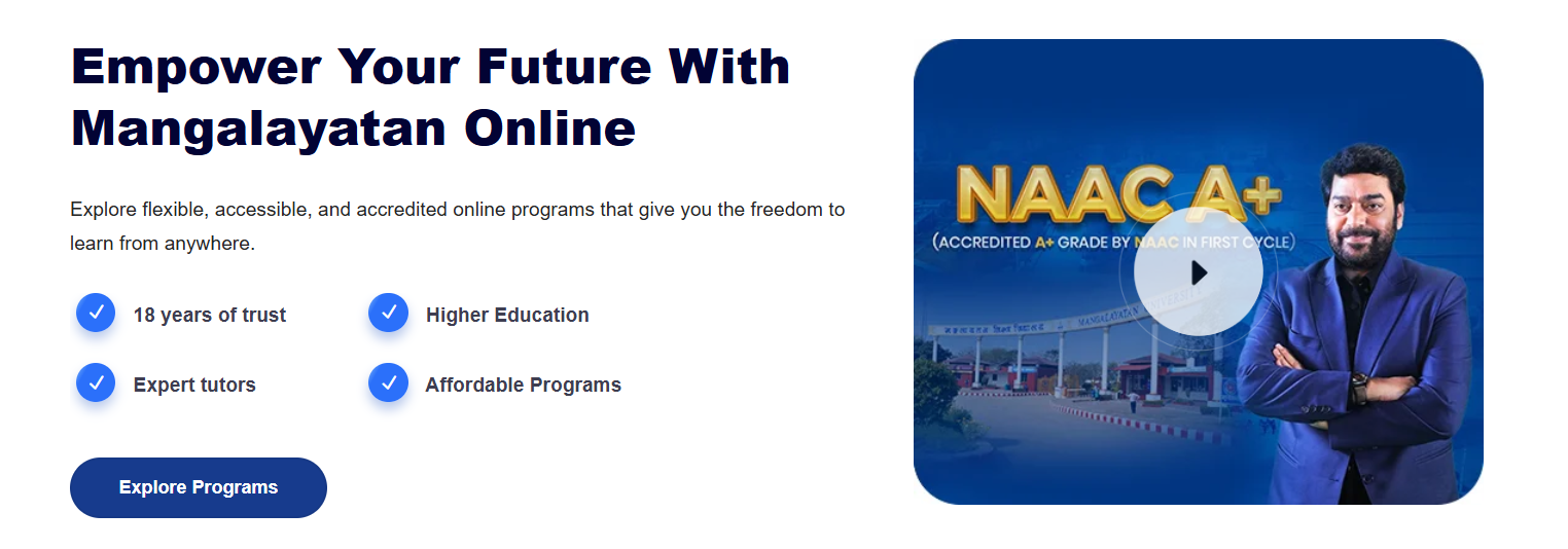 Mangalayatan University Online MBA
