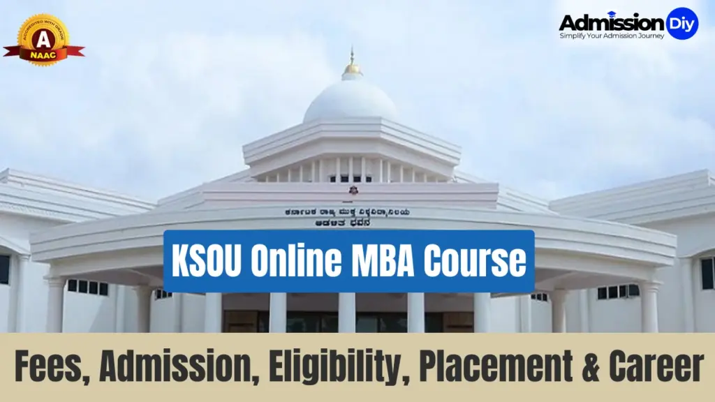 KSOU Online MBA Course