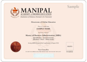 MAHE Online MBA Degree