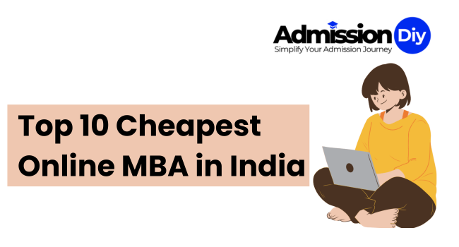 Cheapest Online MBA in India