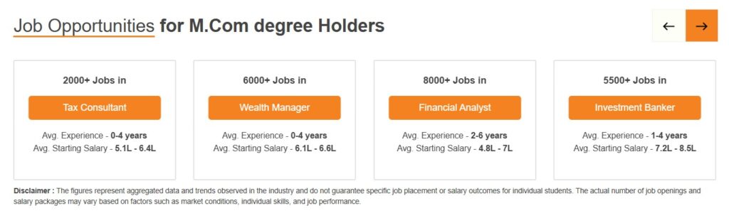 LPU Online MCom Job Openings